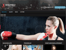 Tablet Screenshot of kosuyoluspormerkezi.com